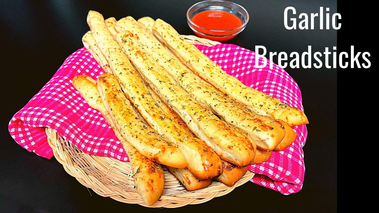 Soft and Delicious Garlic Breadsticks